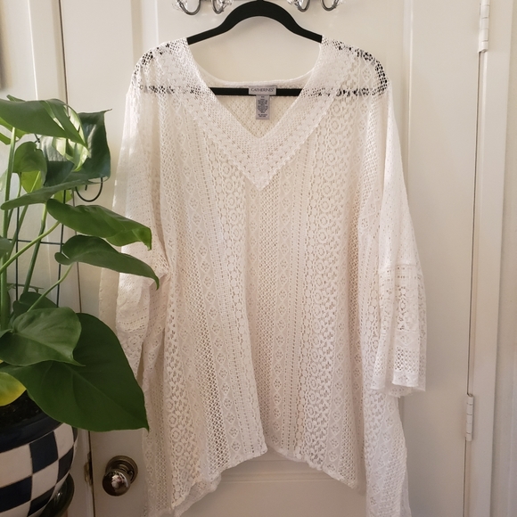 Catherines Other - White Cover Up for Beach or Pool